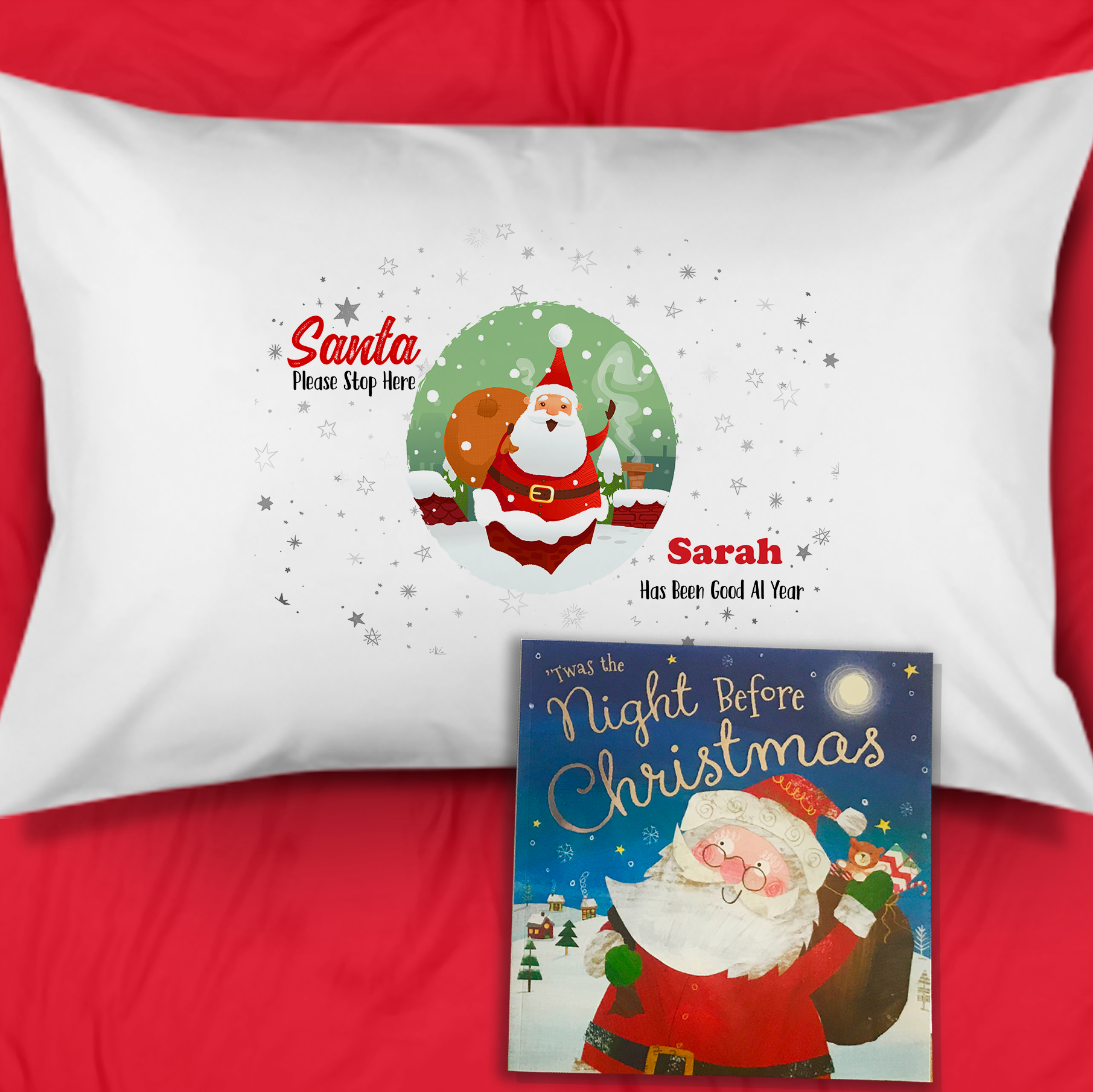 Personalised christmas pillow cases online