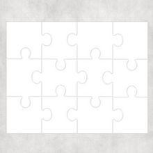 Load image into Gallery viewer, Small 12 pc Sublimation Jigsaw Puzzle
