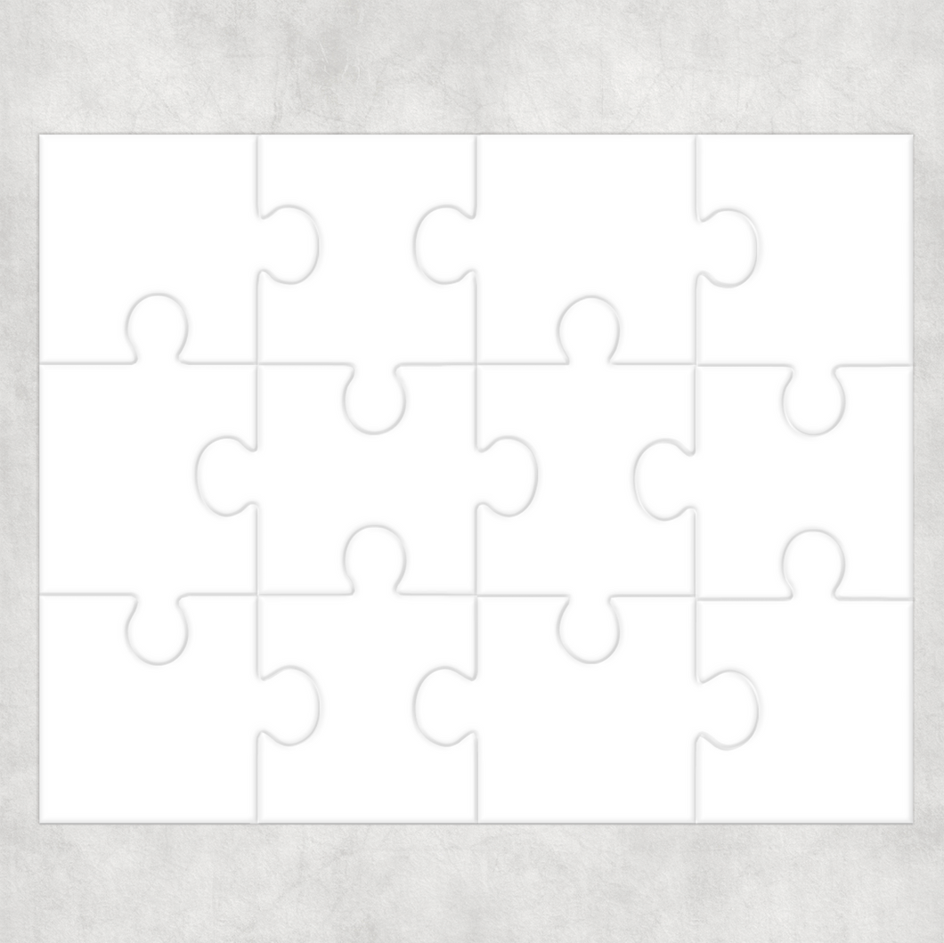 Small 12 pc Sublimation Jigsaw Puzzle
