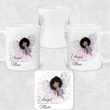 Load image into Gallery viewer, Guardian Angel Watches Over Me Personalised Mug and Coaster Set
