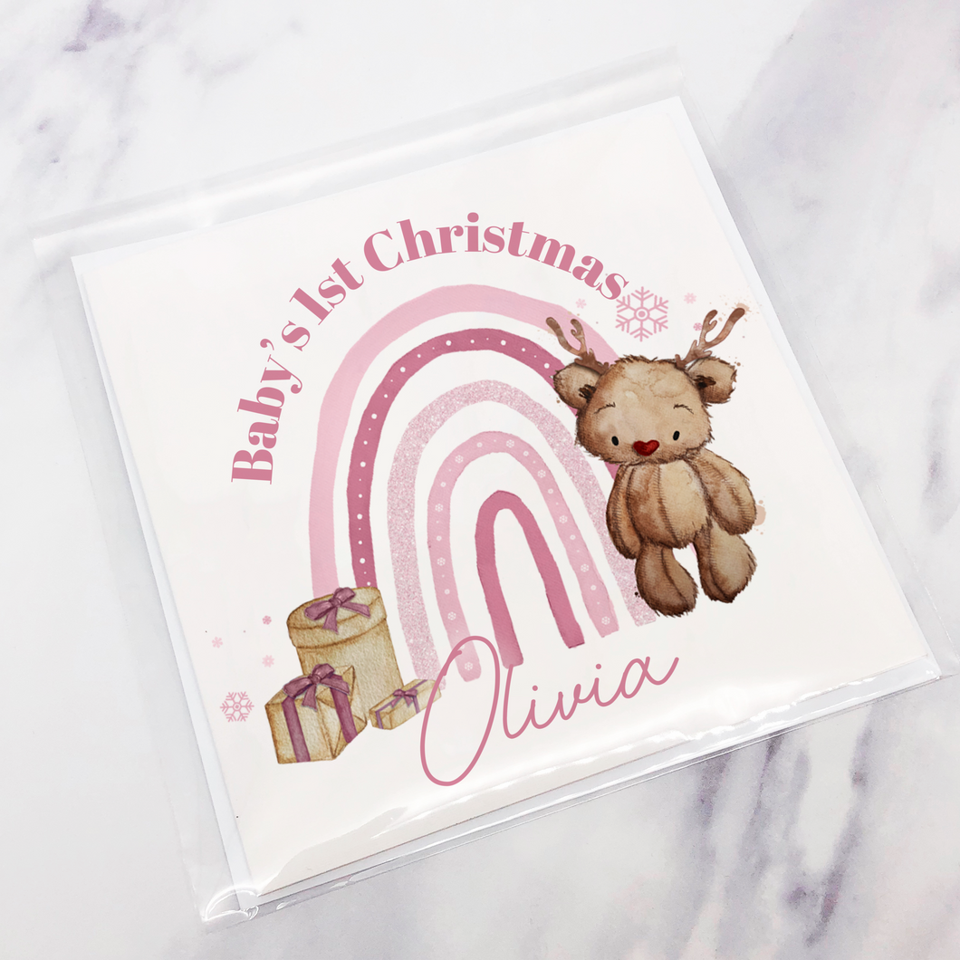 Baby Bear 1st Christmas Card