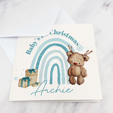 Load image into Gallery viewer, Baby Bear 1st Christmas Card
