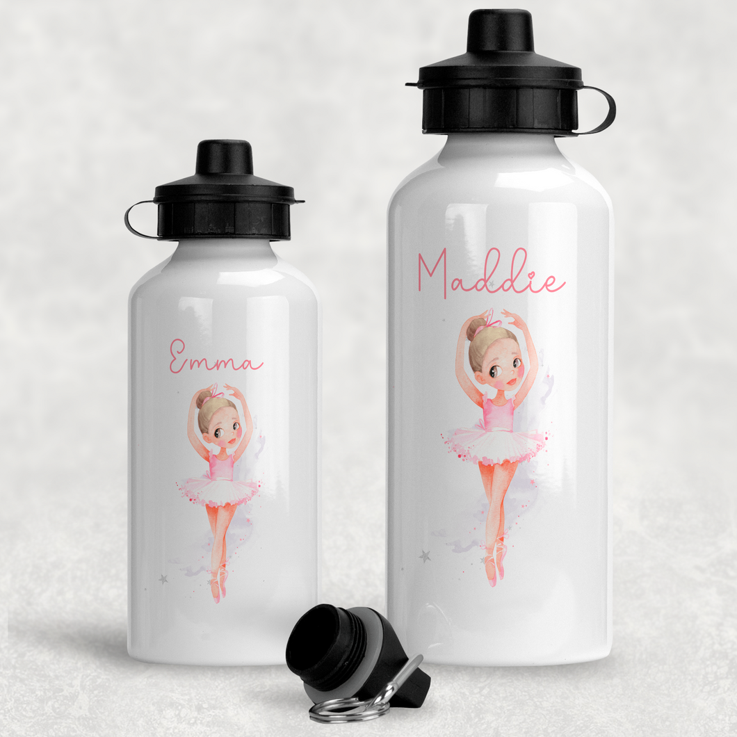 Ballet Dancer Personalised Aluminium Water Bottle 400/600ml