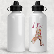 Load image into Gallery viewer, Ballet Shoes Personalised Aluminium Water Bottle 400/600ml
