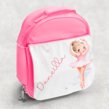 Load image into Gallery viewer, Ballet Dancer Personalised Kids Insulated Lunch Bag
