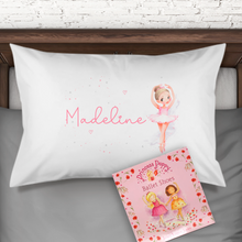 Load image into Gallery viewer, Ballet Personalised Pillow Case &amp; Book
