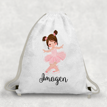 Load image into Gallery viewer, Ballet Personalised Mermaid Sequin PE School Bag -  - Molly Dolly Crafts
