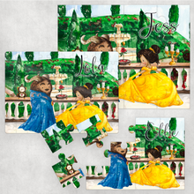 Load image into Gallery viewer, Beauty &amp; the Beast Personalised Jigsaw Various Sizes &amp; Pieces
