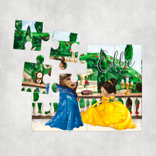 Load image into Gallery viewer, Beauty &amp; the Beast Personalised Jigsaw Various Sizes &amp; Pieces
