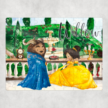 Load image into Gallery viewer, Beauty &amp; the Beast Personalised Jigsaw Various Sizes &amp; Pieces
