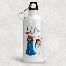 Load image into Gallery viewer, Beauty &amp; The Beast Personalised Aluminium Water Bottle 400/600ml
