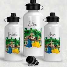 Load image into Gallery viewer, Beauty &amp; The Beast Scene Personalised Aluminium Water Bottle 400/600ml
