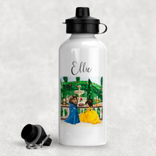 Load image into Gallery viewer, Beauty &amp; The Beast Scene Personalised Aluminium Water Bottle 400/600ml
