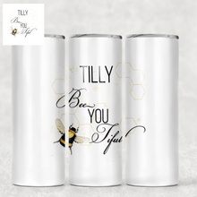 Load image into Gallery viewer, Bee You Tiful Positivity Tall Tumbler
