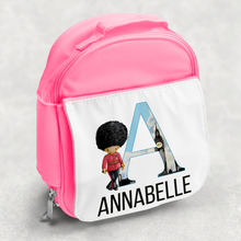 Load image into Gallery viewer, Beefeater Soldier Alphabet Personalised Kids Insulated Lunch Bag
