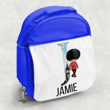 Load image into Gallery viewer, Beefeater Soldier Alphabet Personalised Kids Insulated Lunch Bag
