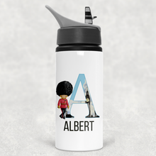 Load image into Gallery viewer, Beefeater Alphabet Personalised Aluminium Straw Water Bottle 650ml
