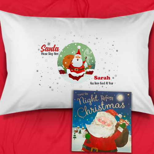 Santa ... Has Been Good All Year Personalised Christmas Eve Pillow Case & Book - Christmas - Molly Dolly Crafts