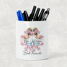 Load image into Gallery viewer, Best Friends/Sisters Personalised Pencil Caddy / Make Up Brush Holder
