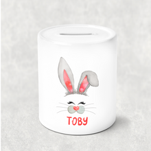 Load image into Gallery viewer, Bunny Face Personalised Money Savings Pot

