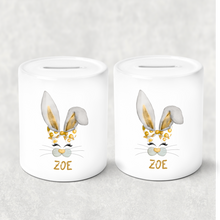 Load image into Gallery viewer, Bunny Face Personalised Money Savings Pot
