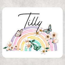 Load image into Gallery viewer, Butterfly Rainbow Kids Dinner Placemat
