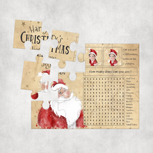 Load image into Gallery viewer, Christmas Activity Personalised Jigsaw Various Sizes &amp; Pieces
