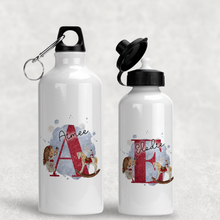 Load image into Gallery viewer, Christmas Ballet Dancer Alphabet Personalised Aluminium Water Bottle 400/600ml
