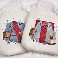 Load image into Gallery viewer, Ballet Alphabet Christmas Hot Water Bottle Cover
