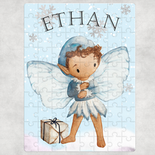 Load image into Gallery viewer, Christmas Fairy Personalised Jigsaw Various Sizes &amp; Pieces
