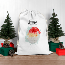 Load image into Gallery viewer, Pop It Santa Tree Fidget Personalised Christmas Santa Sack
