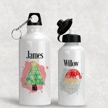 Load image into Gallery viewer, Pop It Christmas Fidget Personalised Aluminium Water Bottle 400/600ml
