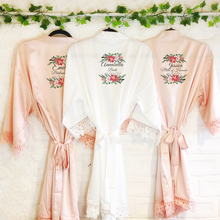 Load image into Gallery viewer, Christmas Lace Wedding Dressing Robe
