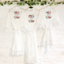 Load image into Gallery viewer, Christmas Lace Wedding Dressing Robe
