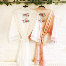 Load image into Gallery viewer, Christmas Lace Wedding Dressing Robe
