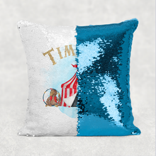 Load image into Gallery viewer, Circus Personalised Mermaid Sequin Cushion
