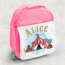 Load image into Gallery viewer, Circus Personalised Kids Insulated Lunch Bag
