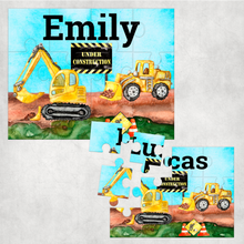 Load image into Gallery viewer, Construction Digger Jigsaw Various Sizes &amp; Pieces
