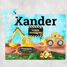 Load image into Gallery viewer, Construction Digger Jigsaw Various Sizes &amp; Pieces
