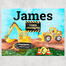 Load image into Gallery viewer, Construction Digger Jigsaw Various Sizes &amp; Pieces
