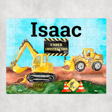 Load image into Gallery viewer, Construction Digger Jigsaw Various Sizes &amp; Pieces
