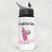 Load image into Gallery viewer, Could be Gin Personalised Aluminium Straw Water Bottle 650ml
