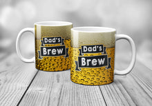 Load image into Gallery viewer, Dad&#39;s Brew Father&#39;s Day Mug - Mug - Molly Dolly Crafts
