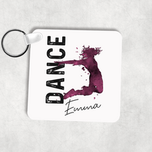 Load image into Gallery viewer, Dance Personalised Keyring Bag Tag
