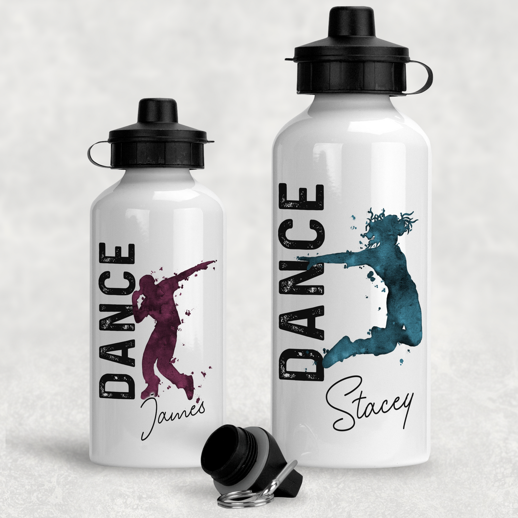 Dance Personalised Aluminium Water Bottle 400/600ml