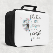 Load image into Gallery viewer, Dandelion Wishes Positivity Insulated Lunch Bag
