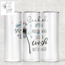 Load image into Gallery viewer, Dandelion Wishes Positivity Tall Tumbler
