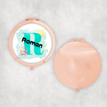 Load image into Gallery viewer, Dino Alphabet Compact Pocket Mirror
