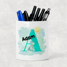 Load image into Gallery viewer, Dinosaur Alphabet Watercolour Pencil Caddy
