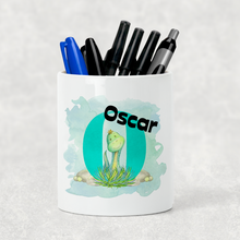 Load image into Gallery viewer, Dinosaur Alphabet Watercolour Pencil Caddy
